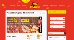 Desktop Screenshot of expresspizza.lv